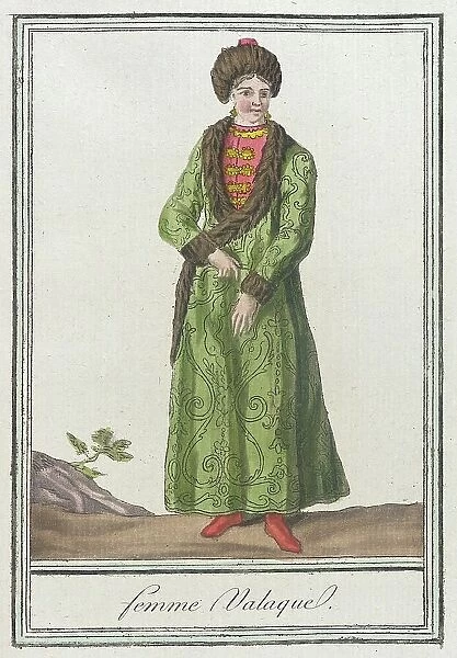 Costumes de Différents Pays, Femme Valaque, c1797. Creator: Jacques Grasset de Saint-Sauveur