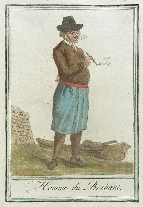 Framed Print : Costumes de Différents Pays, Homme du Brabant, c1797. Creator: Jacques Grasset de Saint-Sauveur Framed Print : Costumes de Différents Pays, Homme du Brabant, c1797. Creator: Jacques Grasset de Saint-Sauveur