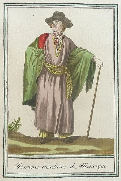 Costumes de Différents Pays, Homme Insulaire de Minorque, c1797. Creator: Jacques Grasset de Saint-Sauveur