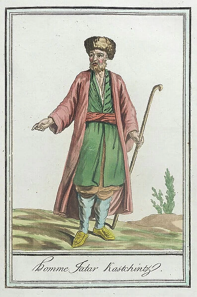 Costumes de Différents Pays, Homme Jatar Kastchintz, c1797. Creators: Jacques Grasset de Saint-Sauveur, LF Labrousse