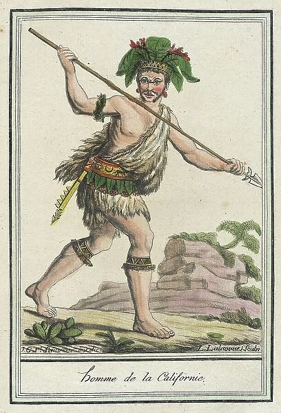 Costumes de Différents Pays, Homme de la Californie, c1797. Creator: Jacques Grasset de Saint-Sauveur