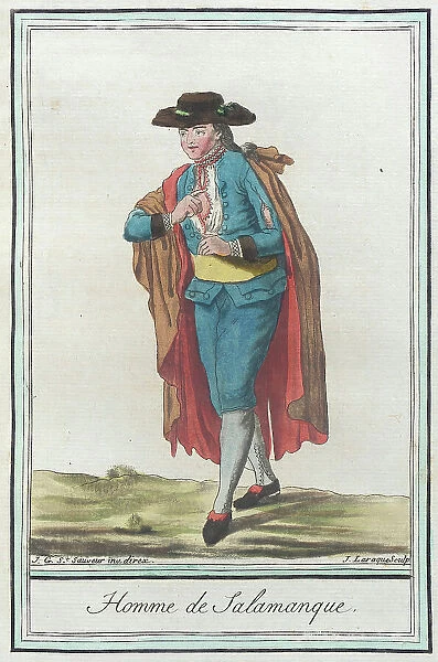 Costumes de Différents Pays, Homme de Salamanque, c1797. Creators: Jacques Grasset de Saint-Sauveur, LF Labrousse