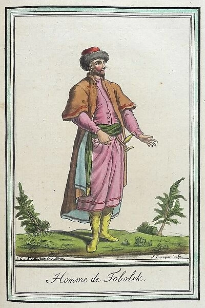 Costumes de Différents Pays, Homme de Tobolsk, c1797. Creator: Jacques Grasset de Saint-Sauveur