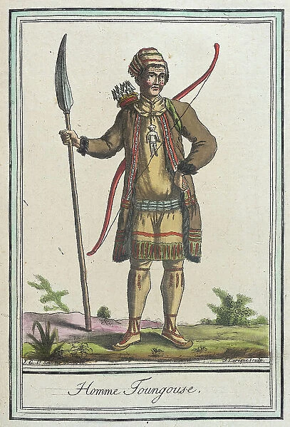 Costumes de Différents Pays, Homme Toungouse, c1797. Creators: Jacques Grasset de Saint-Sauveur, LF Labrousse