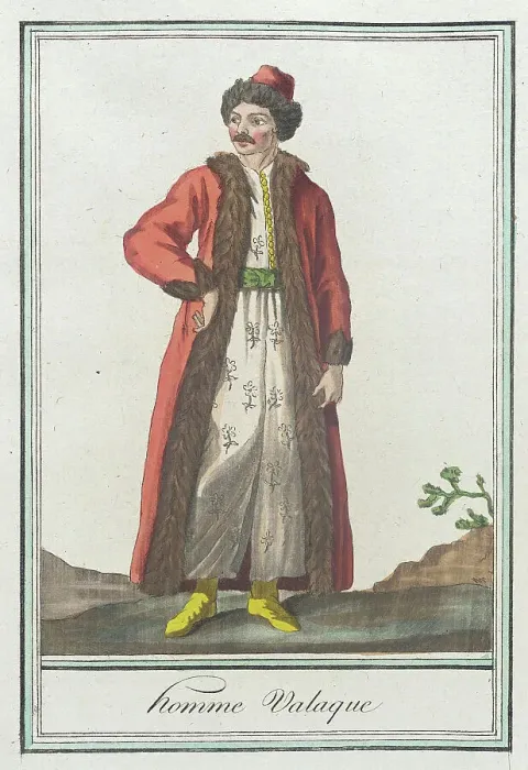 Framed Print : Costumes de Différents Pays, Homme Valaque, c1797. Creators: Jacques Grasset de Saint-Sauveur, LF Labrousse Framed Print : Costumes de Différents Pays, Homme Valaque, c1797. Creators: Jacques Grasset de Saint-Sauveur, LF Labrousse