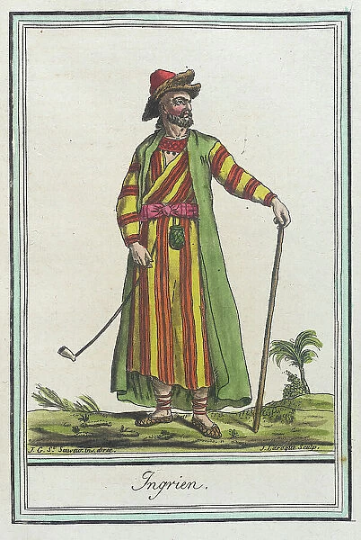 Costumes de Différents Pays, Ingrien, c1797. Creators: Jacques Grasset de Saint-Sauveur, LF Labrousse