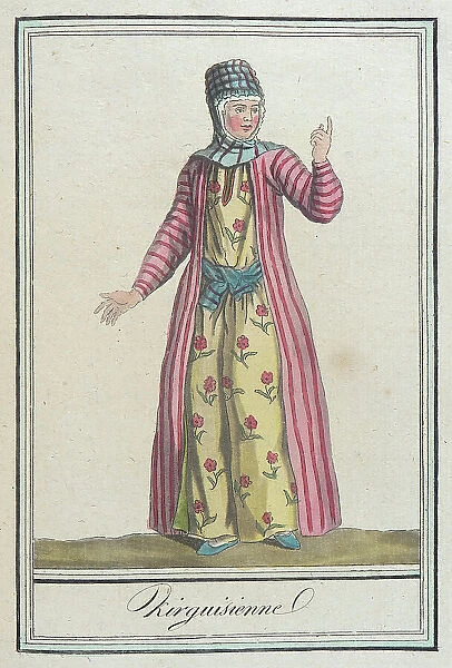 Costumes de Différents Pays, Kirguisienne, c1797. Creators: Jacques Grasset de Saint-Sauveur, LF Labrousse