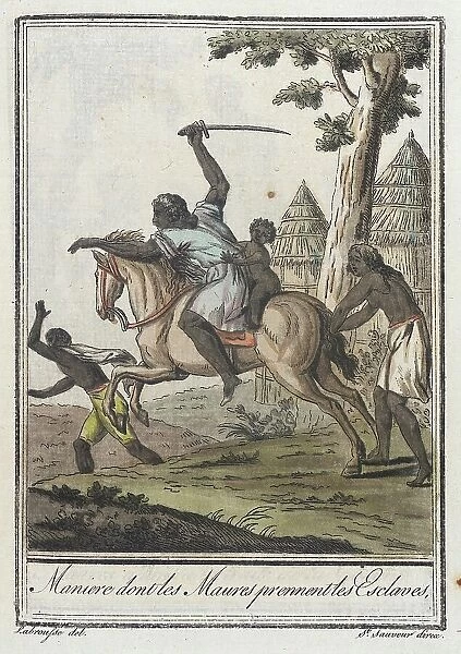 Costumes de Différents Pays, Maniere Dont les Maures Prennent les Esclaves, c1797. Creator: Jacques Grasset de Saint-Sauveur