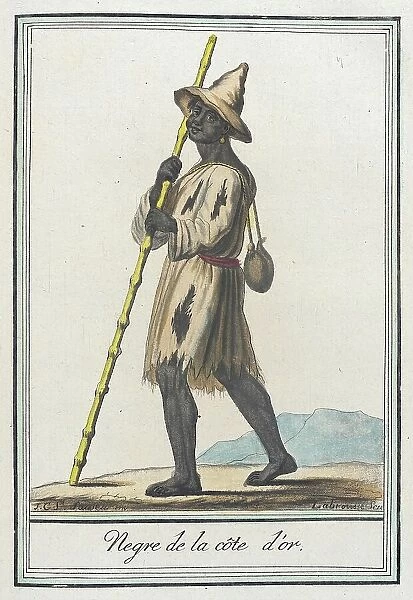 Costumes de Différents Pays, Negre de la Côte d'Or, c1797. Creator: Jacques Grasset de Saint-Sauveur