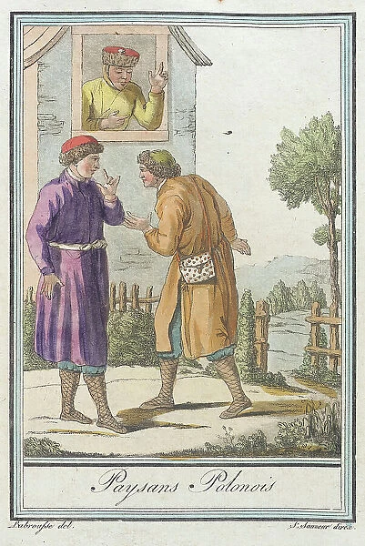 Costumes de Différents Pays, Paysans Polonois, c1797. Creators: Jacques Grasset de Saint-Sauveur, LF Labrousse