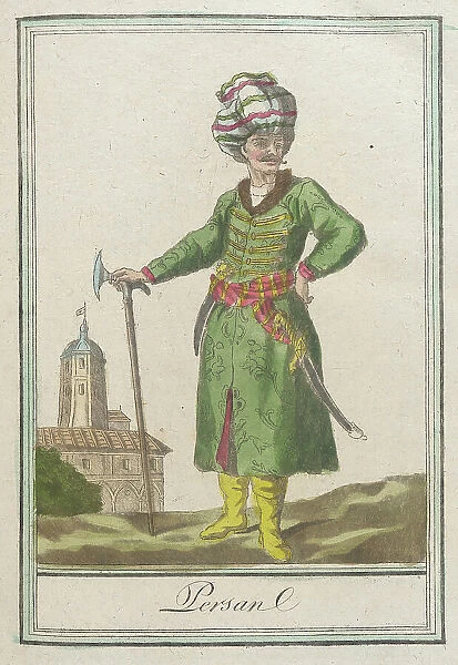 Costumes de Différents Pays, Persan, c1797. Creators: Jacques Grasset de Saint-Sauveur, LF Labrousse