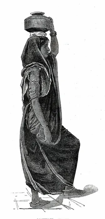 Framed Print : Costumes of Western India, Mahratta woman, 1876. Creator: Unknown Framed Print : Costumes of Western India, Mahratta woman, 1876. Creator: Unknown