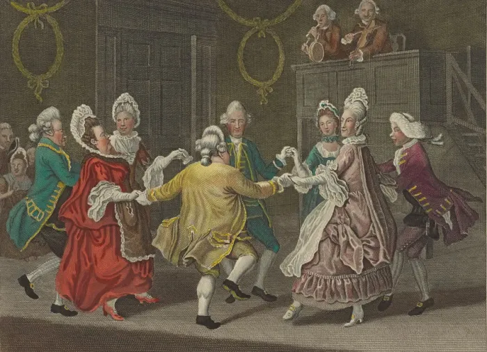Framed Print : The Cotillion Dance, 1771 Framed Print : The Cotillion Dance, 1771