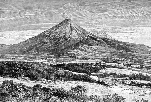 Cotopaxi volcano, Equador, 1895