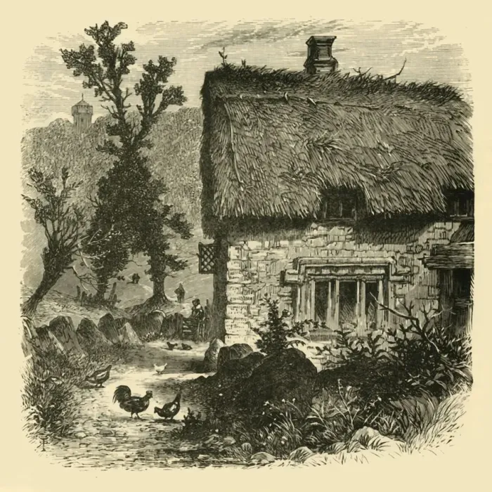 Framed Print : Cottage at Radway, 1898. Creator: Unknown Framed Print : Cottage at Radway, 1898. Creator: Unknown