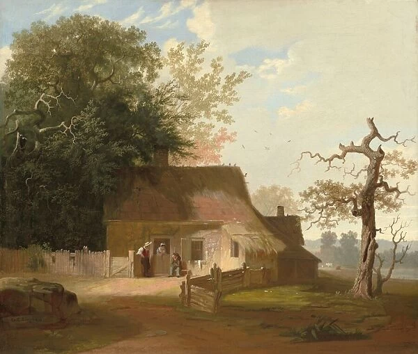 Cottage Scenery, 1845. Creator: George Caleb Bingham