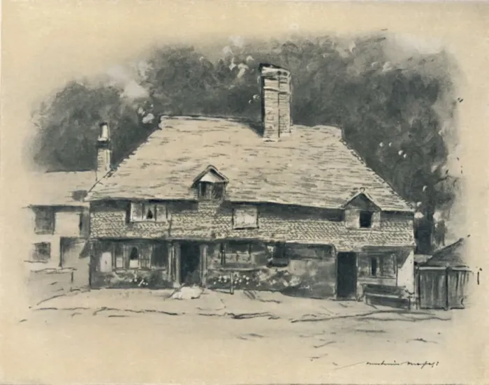 Framed Print : A Cottage in Surrey, 1903. Artist: Mortimer L Menpes