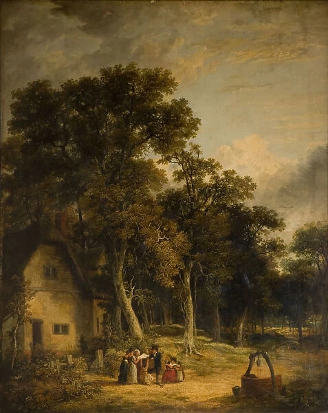 Cottage In A Wood, 1859. Creator: James Stark
