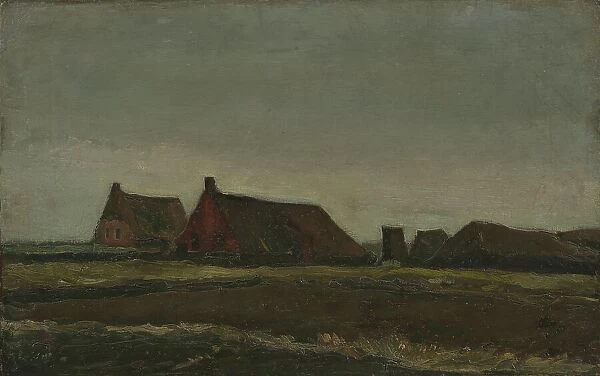 Cottages, 1883. Creator: Gogh, Vincent, van (1853-1890)