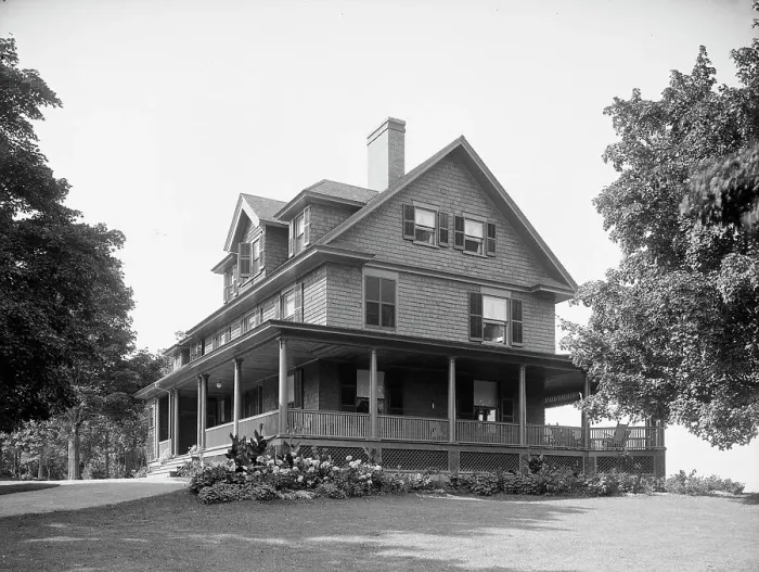 Framed Print : One of the cottages, Hotel Champlain, N.Y. between 1900 and 1910. Creator: Unknown Framed Print : One of the cottages, Hotel Champlain, N.Y. between 1900 and 1910. Creator: Unknown