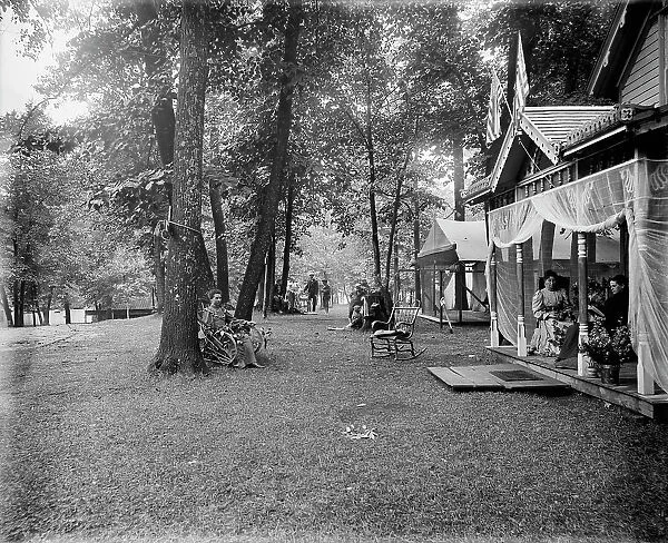Cottages at Maplewood, between 1880 and 1899. Creator: Unknown