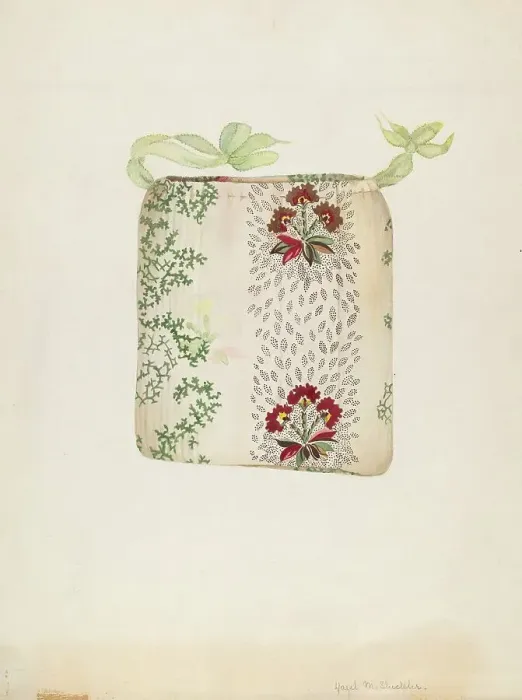 Framed Print : Cotton Bag, c. 1937. Creator: Hazel Sheckler Framed Print : Cotton Bag, c. 1937. Creator: Hazel Sheckler