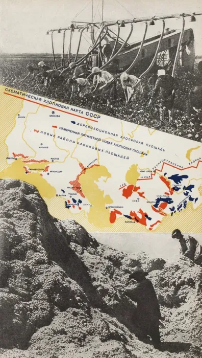 Framed Print : Cotton breeding. Illustration from USSR Builds Socialism, 1933. Creator: Lissitzky, El (1890-1941) Framed Print : Cotton breeding. Illustration from USSR Builds Socialism, 1933. Creator: Lissitzky, El (1890-1941)