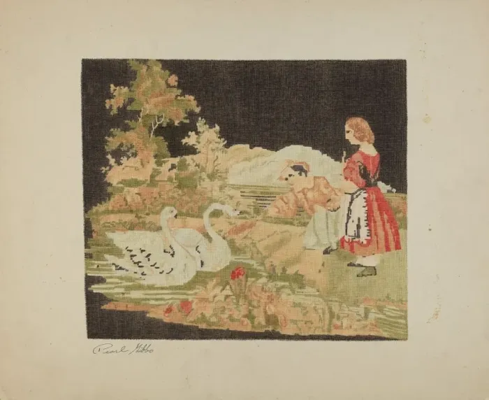Framed Print : Cotton Cloth, c. 1939. Creator: Pearl Gibbo Framed Print : Cotton Cloth, c. 1939. Creator: Pearl Gibbo