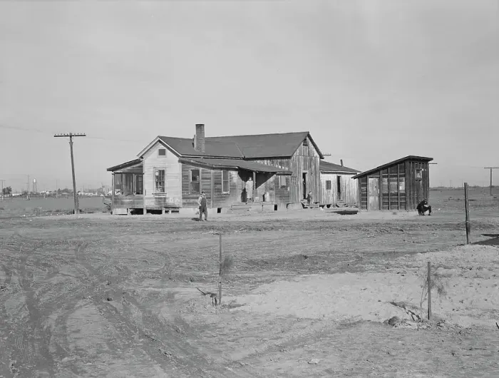 Framed Print : Cotton workers, outskirts of Firebaugh, west side of San Joaquin Valley, California, 1939. Creator: Dorothea Lange Framed Print : Cotton workers, outskirts of Firebaugh, west side of San Joaquin Valley, California, 1939. Creator: Dorothea Lange