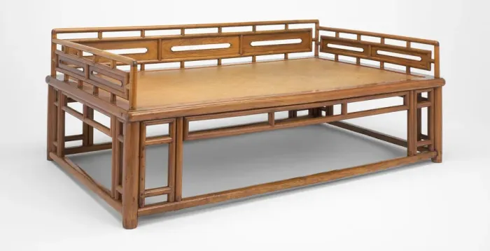 Framed Print : Couch-Bed, late Ming  /  early Qing dynasty, 17th century. Creator: Unknown