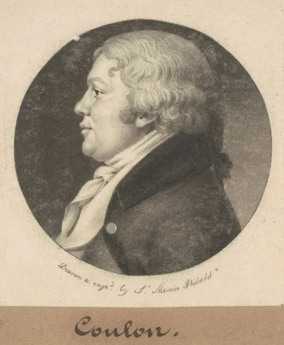 Framed Print : Coulon, 1801. Creator: Charles Balthazar Julien Fevret de Saint-Memin Framed Print : Coulon, 1801. Creator: Charles Balthazar Julien Fevret de Saint-Memin
