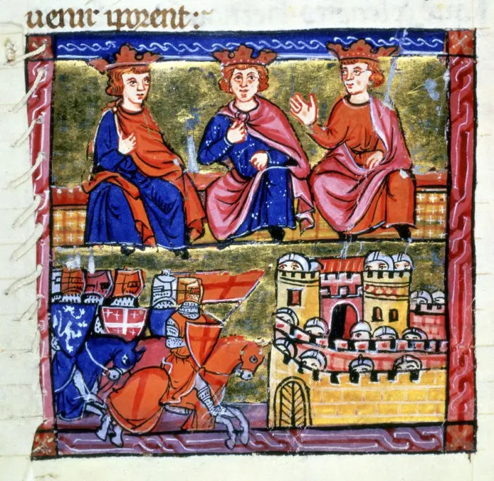 Framed Print : Council of Acre and the Siege of Damascus, 1147-1148 (late 12th century) Framed Print : Council of Acre and the Siege of Damascus, 1147-1148 (late 12th century)