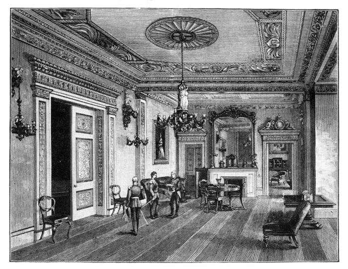 Framed Print : Council Chamber, Osborne House Framed Print : Council Chamber, Osborne House
