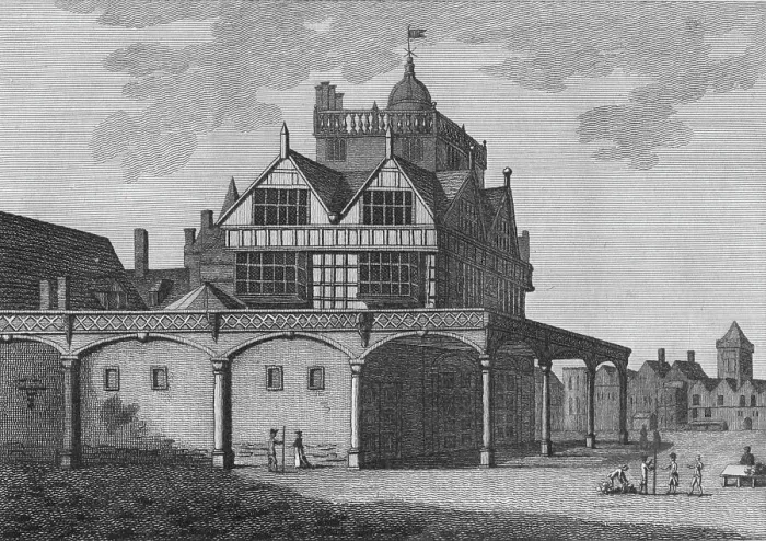 Framed Print : Council House, Salisbury, 1786. Artist: James Newton Framed Print : Council House, Salisbury, 1786. Artist: James Newton