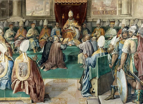 The Council of Vienne, ca 1585-1590. Creator: Nebbia, Cesare (1536-1614)