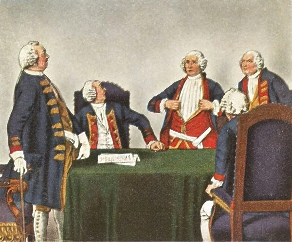 Council of war in Kopenick, 1730, (1936). Creator: Unknown