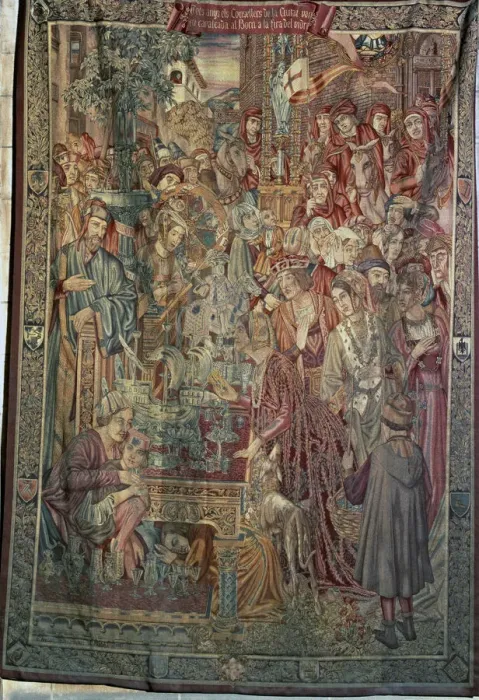 Framed Print : The councilors visit the glass fair of the Borne on the first day of the year Framed Print : The councilors visit the glass fair of the Borne on the first day of the year