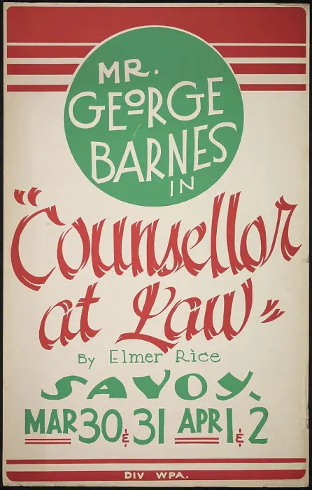 Framed Print : Counsellor at Law, San Diego, 1938. Creator: Unknown Framed Print : Counsellor at Law, San Diego, 1938. Creator: Unknown