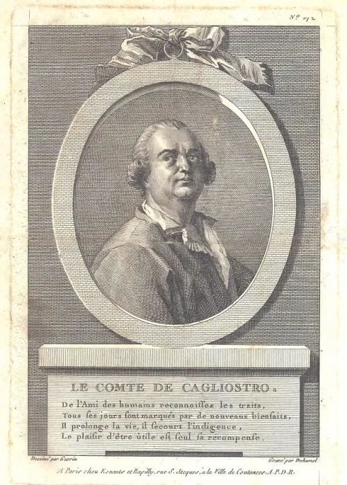 Framed Print : Count Alessandro di Cagliostro (1743-1795), 1781. Artist: Duhamel du Monceau, Henri-Louis (1700-1782) Framed Print : Count Alessandro di Cagliostro (1743-1795), 1781. Artist: Duhamel du Monceau, Henri-Louis (1700-1782)