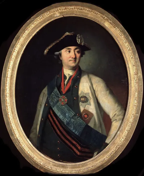 Framed Print : Count Alexey Grigoryevich Orlov of Chesma, (1737?1808), 1779
