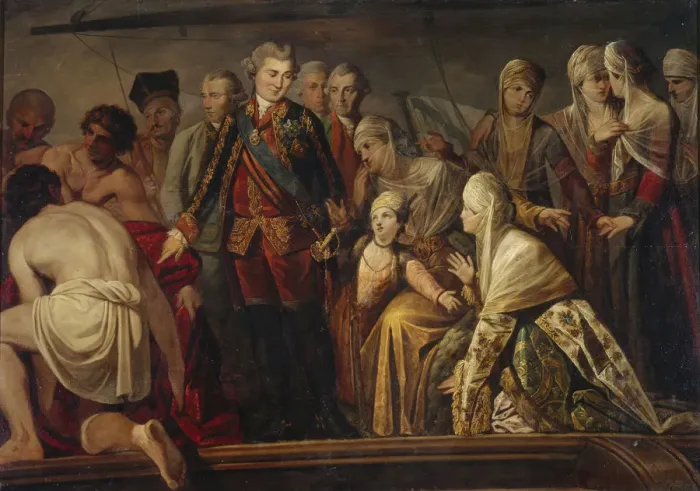 Framed Print : Count Alexey Grigoryevich Orlov after the Victory of Chesma, Second Half of the 18th cen Artist: Anonymous Framed Print : Count Alexey Grigoryevich Orlov after the Victory of Chesma, Second Half of the 18th cen Artist: Anonymous