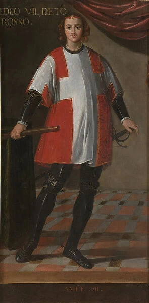 Count Amadeus VII of Savoy (1360-1391). Artist: Anonymous