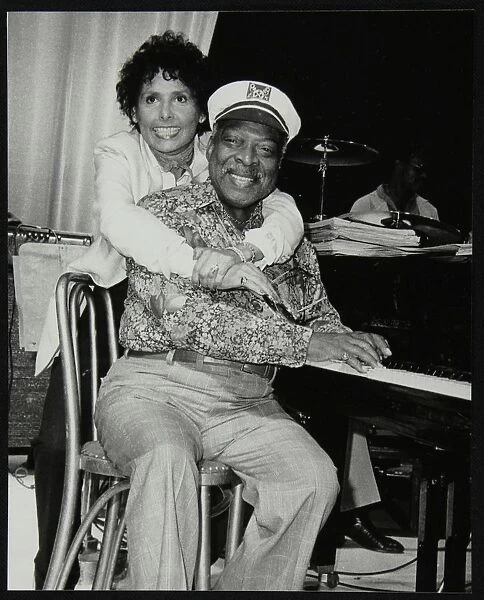 Count Basie and Lena Horne at the Grosvenor House Hotel, London, 1979