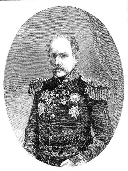 Count Gyldenstolpe, Grand Marshal of Sweden, 1860. Creator: Unknown