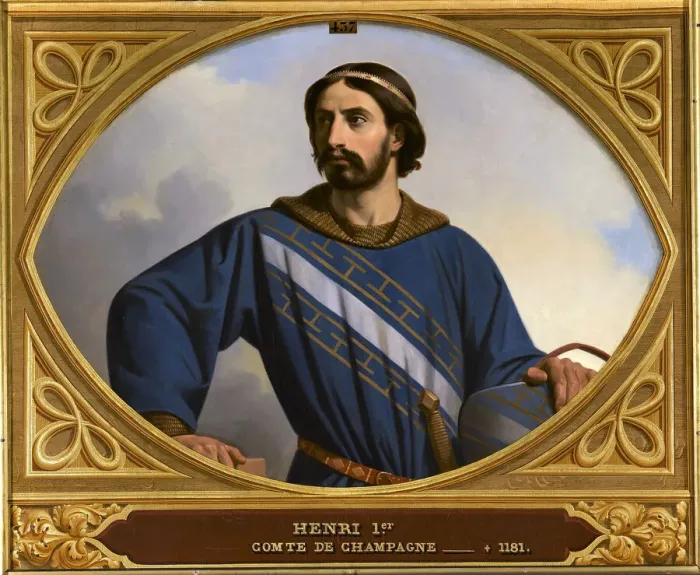 Framed Print : Count Henry I of Champagne (1127-1181), called the Liberal, 1844 Framed Print : Count Henry I of Champagne (1127-1181), called the Liberal, 1844