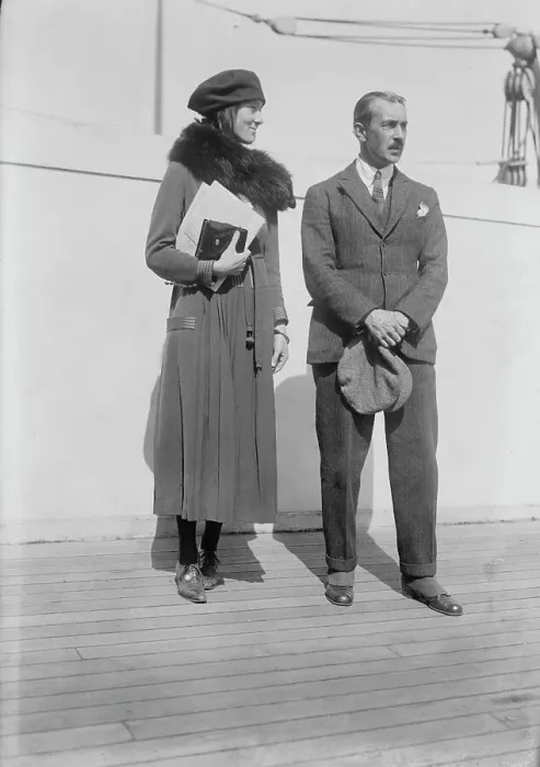 Framed Print : Count J. Bubua & Olga, between c1915 and c1920. Creator: Bain News Service