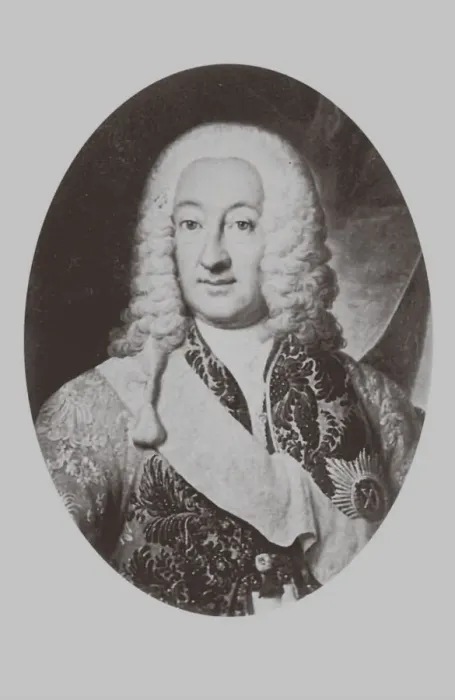 Framed Print : Count Jean Armand de L Estocq (1692-1767). Artist: Anonymous Framed Print : Count Jean Armand de L Estocq (1692-1767). Artist: Anonymous