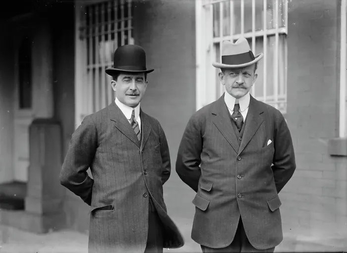 Framed Print : Count J.H. Von Bernstorff, Ambassador From Germany, with Baron Sudenhorst Von Zwiedinek, 1914. Creator: Harris & Ewing. Count J.H. Von Bernstorff, Ambassador From Germany, with Baron Sudenhorst Von Zwiedinek, 1914. Creator: Harris & Ewing Framed Print : Count J.H. Von Bernstorff, Ambassador From Germany, with Baron Sudenhorst Von Zwiedinek, 1914. Creator: Harris & Ewing. Count J.H. Von Bernstorff, Ambassador From Germany, with Baron Sudenhorst Von Zwiedinek, 1914. Creator: Harris & Ewing