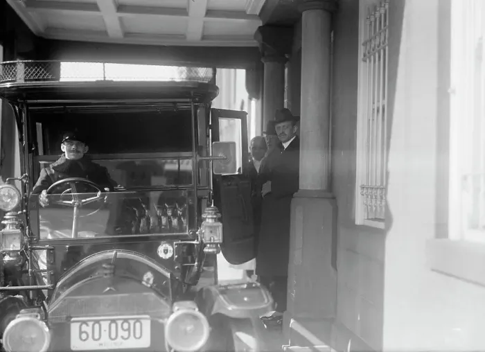 Framed Print : Count J.H. Von Bernstorff...Leaving German Embassy, Washington DC, 1917. Creator: Harris & Ewing. Count J.H. Von Bernstorff...Leaving German Embassy, Washington DC, 1917. Creator: Harris & Ewing Framed Print : Count J.H. Von Bernstorff...Leaving German Embassy, Washington DC, 1917. Creator: Harris & Ewing. Count J.H. Von Bernstorff...Leaving German Embassy, Washington DC, 1917. Creator: Harris & Ewing