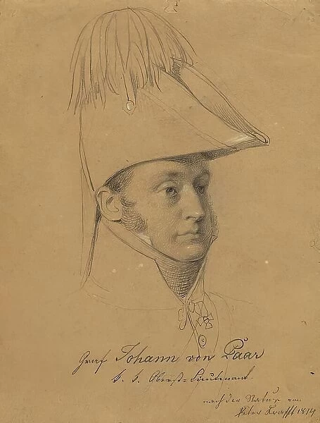 Count Johann von Paar, 1814. Creator: Johann Peter Krafft